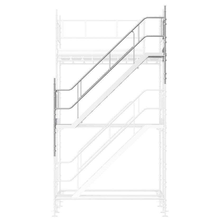 Universal stillas trapp påbygning 3x2m ALU