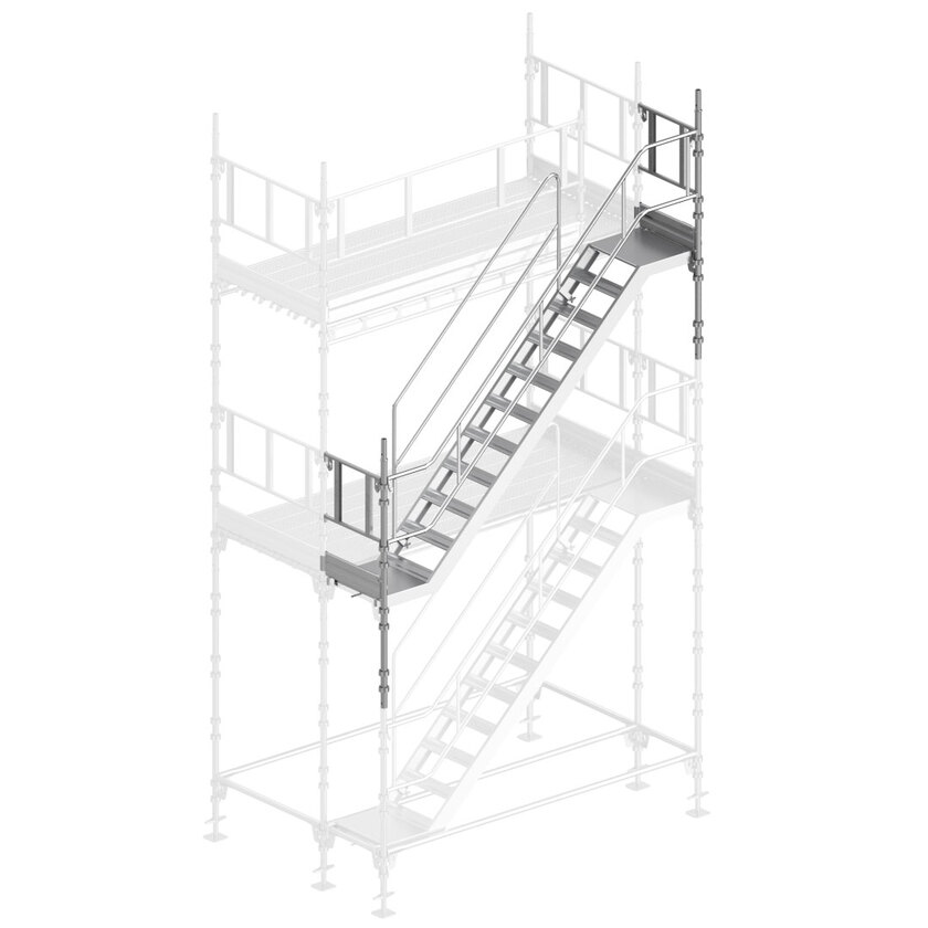 Universal stillas trapp påbygning 3x2m ALU