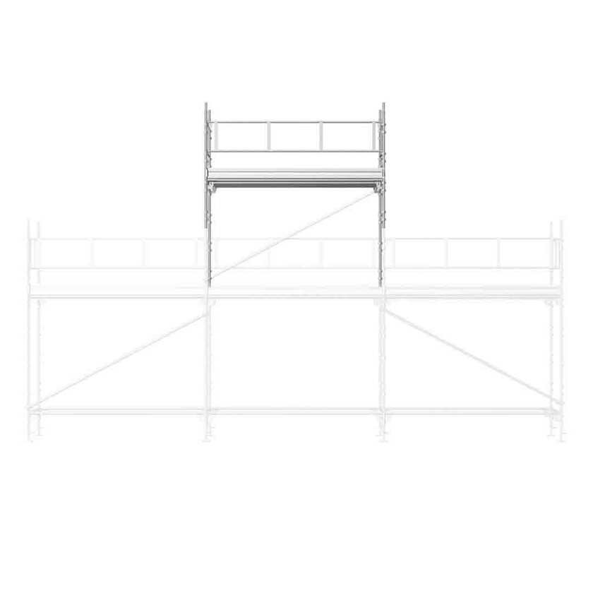 Universal tilleggspakke 3x2m stål (2 gavl) 