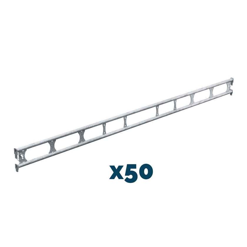 Lengdebjelke 3050, stål 50-pakning